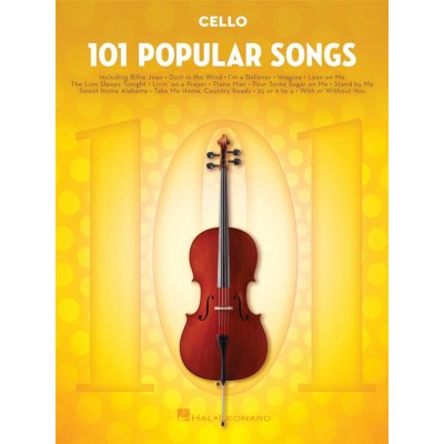 101 POPULAR SONGS - VIOLONCELLE