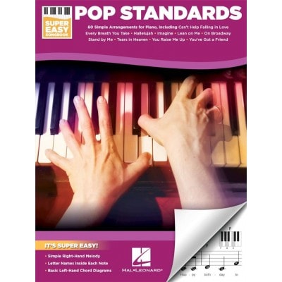 POP STANDARDS - SUPER EASY SONGBOOK 