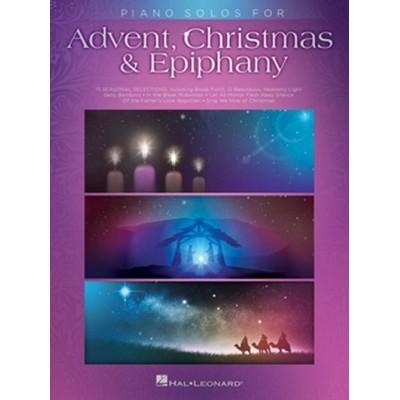 HAL LEONARD Piano Solos For Advent, Christmas & Epiphany