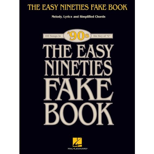  The Easy Nineties Fake Book Melody Lyrics Chords In C Simplified- C Instruments