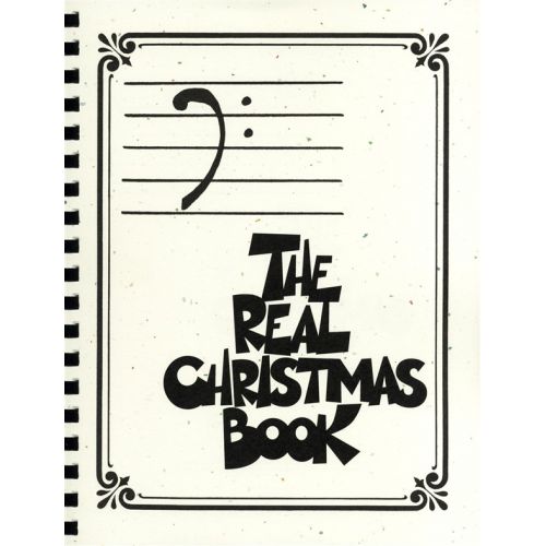 THE REAL CHRISTMAS BOOK BASS CLEF EDITION MELODY LYRICS CHORDS - C INSTRUMENTS
