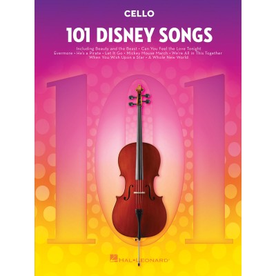 101 DISNEY SONGS - CELLO 