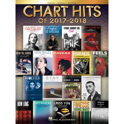 CHART HITS OF 2017-2018 - EASY PIANO
