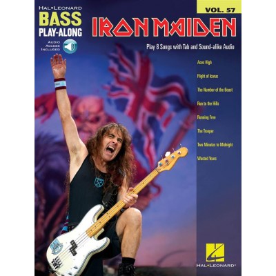 HAL LEONARD IRON MAIDEN - BASS PLAY ALONG VOL.57