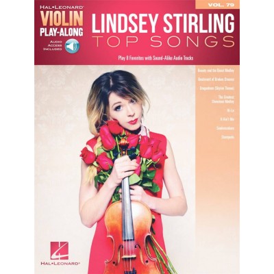 HAL LEONARD VIOLIN PLAY ALONG VOL.79 - LINDSEY STIRLING - TOP SONGS 