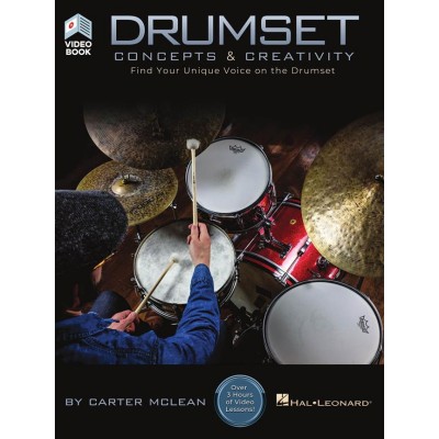 HAL LEONARD CARTER MCLEAN - DRUMSET CONCEPTS & CREATIVITY