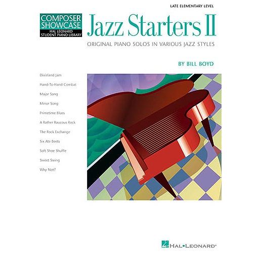 HAL LEONARD COMPOSER SHOWCASE BILL BOYD JAZZ STARTERS II - PIANO SOLO