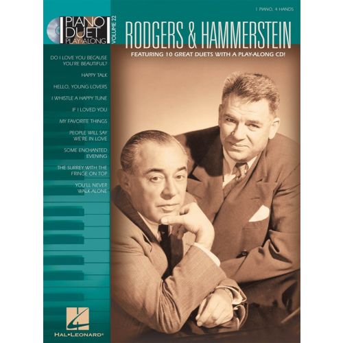 HAL LEONARD PIANO DUET PLAY-ALONG VOLUME 22 - RODGERS AND HAMMERSTEIN + CD - PIANO DUET