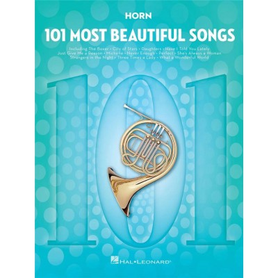 HAL LEONARD 101 MOST BEAUTIFUL SONGS - COR