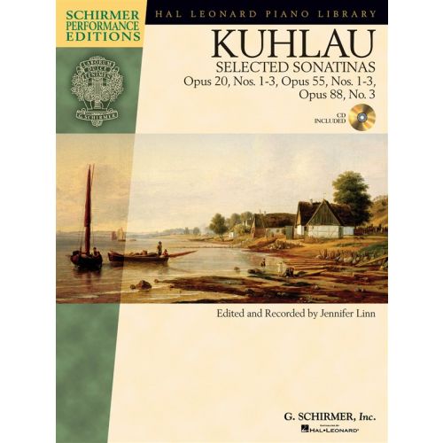 HAL LEONARD KUHLAU - SELECTED SONATINAS - OPUS 20, NOS. 1-3, OPUS 55, NOS. 1-3, OPUS 88, NO. 3+ CD - PIANO SOLO