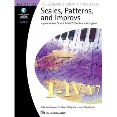 HAL LEONARD STUDENT PIANO LIBRARY SCALES PATTERNS AND IMPROVS 2 + MP3 - PIANO SOLO
