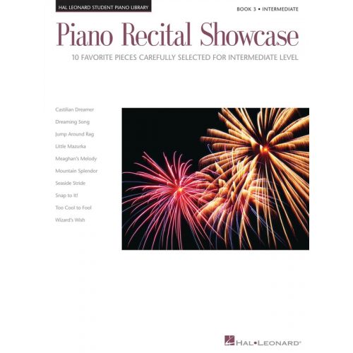 HAL LEONARD Piano Recital Showcase - Book 3 : Late Intermediate Level
