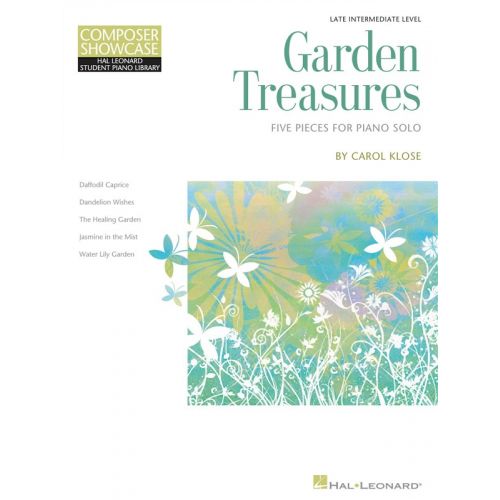 HAL LEONARD STUDENT PIANO LIBRARY - GARDEN TREASURES 5 PIECES - PIANO SOLO