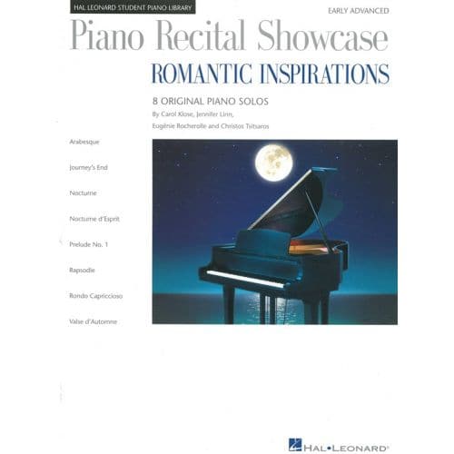 HAL LEONARD STUDENT PIANO LIBRARY - ROMANTIC INSPIRATIONS 8 SOLOS- PIANO SOLO