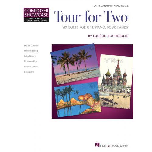 HAL LEONARD STUDENT PIANO LIBRARY - TOUR FOR TWO PIANO - PIANO DUET