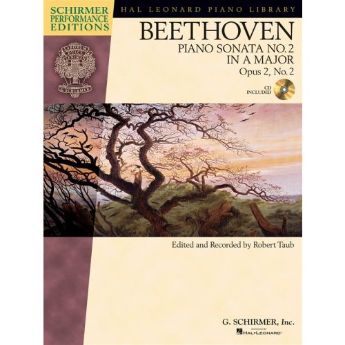 SCHIRMER PERFORMANCE EDITIONS BEETHOVEN SONATA NO. 2 + CD - PIANO SOLO