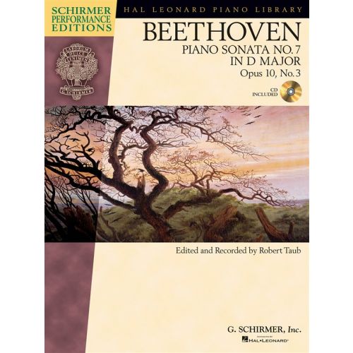 SCHIRMER PERFORMANCE EDITION BEETHOVEN PIANO SONATA NO.7 OP3 NO3 + CD - PIANO SOLO