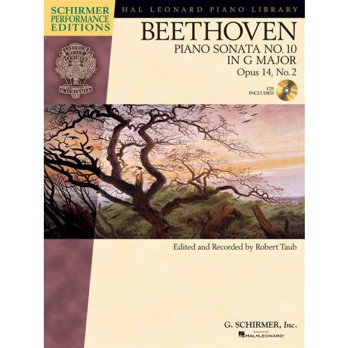 SCHIRMER PERFORMANCE EDITION BEETHOVEN PIANO SONATA NO.10 OP14/2 + CD - PIANO SOLO