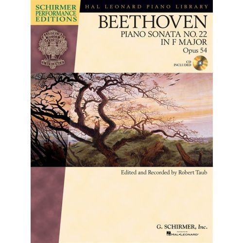 SCHIRMER PERFORMANCE EDITIONS BEETHOVEN SONATA NO.22 OP.54 + CD - PIANO SOLO