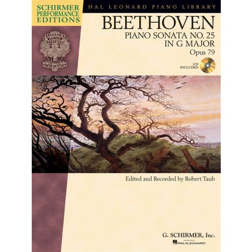 SCHIRMER PERFORMANCE EDITIONS BEETHOVEN SONATA NO.25 OP.79 + CD - PIANO SOLO