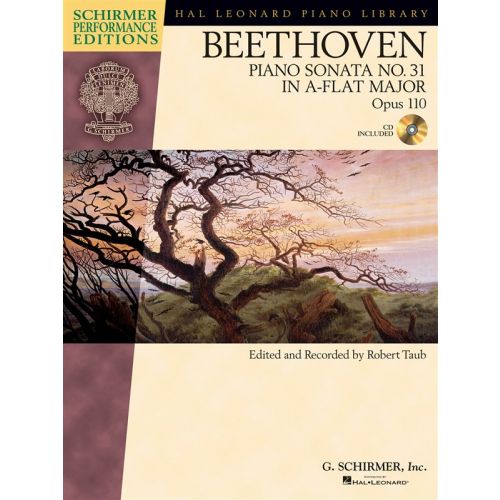 HAL LEONARD SCHIRMER PERFORMANCE EDITIONS BEETHOVEN PIANO SONATA NO.31 OP110 + CD - PIANO SOLO