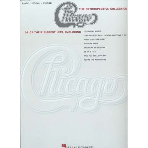 HAL LEONARD CHICAGO RETROSPECTIVE COLLECTION 34 HITS- PVG TAB
