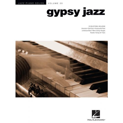 JAZZ PIANO SOLOS SERIES VOLUME 20 GYPSY JAZZ - PIANO SOLO