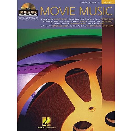 HAL LEONARD PIANO PLAY ALONG VOL.01 - MOVIE MUSIC + CD