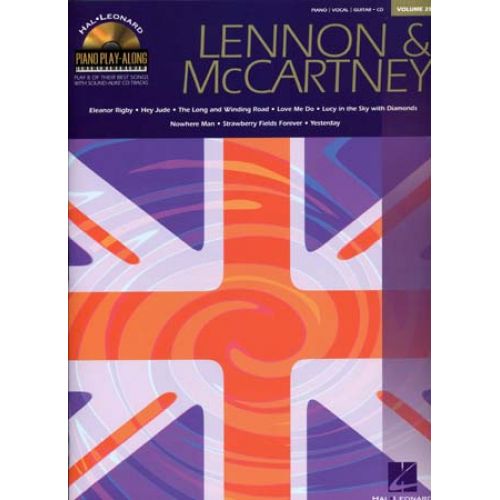 HAL LEONARD LENNON JOHN/MC CARTNEY PAUL - PIANO PLAY ALONG VOL.28 + CD