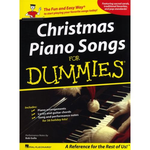 CHRISTMAS PIANO SONGS FOR DUMMIES - PVG
