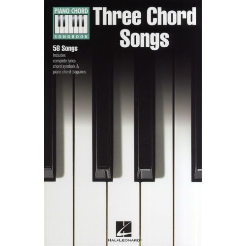 PIANO CHORD SONGBOOK THREE CHORD SONGS LC - PIANO SOLO