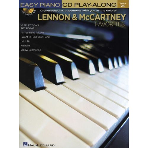 LENNON AND MCCARTNEY FAVORITES+ CD - PIANO SOLO