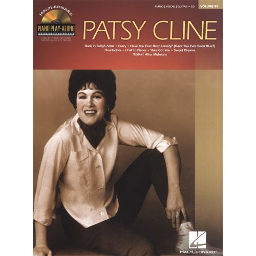 PIANO PLAY ALONG VOLUME 87 PATSY CLINE PIANO + CD - PVG