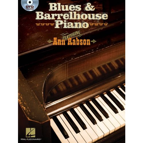 HAL LEONARD RABSON ANN BLUES AND BARRELHOUSE PIANO PF + DVD - PIANO SOLO