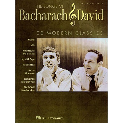 HAL LEONARD THE SONGS OF BACHARACH & DAVID - PVG