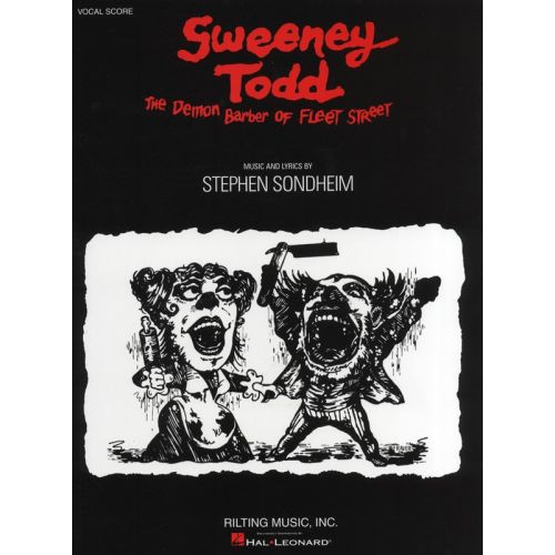 STEPHEN SONDHEIM - SWEENEY TODD - VOCAL SCORE BOOK