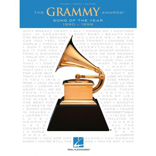 HAL LEONARD GRAMMY AWARDS SONG OF THE YEAR 1990-1999 - PVG