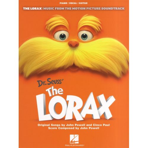 DR SEUSS THE LORAX MUSIC FROM THE MOTION PICTURE SOUNDTRACK - PVG