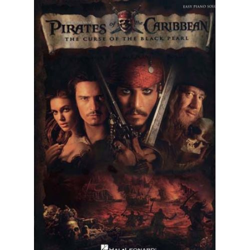HAL LEONARD PIRATES OF THE CARIBBEAN - CURSE BLACK PEARL - EASY PIANO SOLO