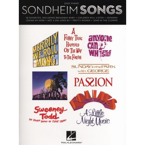 SONDHEIM STEPHEN - SONGS FOR EASY - PIANO SOLO