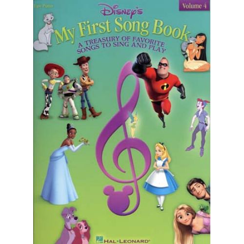 HAL LEONARD DISNEY MY FIRST SONG BOOK EASY PIANO VOL.4