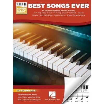 HAL LEONARD BEST SONGS EVER - SUPER EASY SONGBOOK 