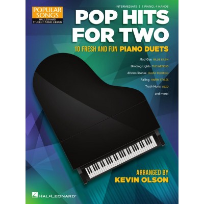 HAL LEONARD POP HITS FOR TWO - PIANO DUETS 