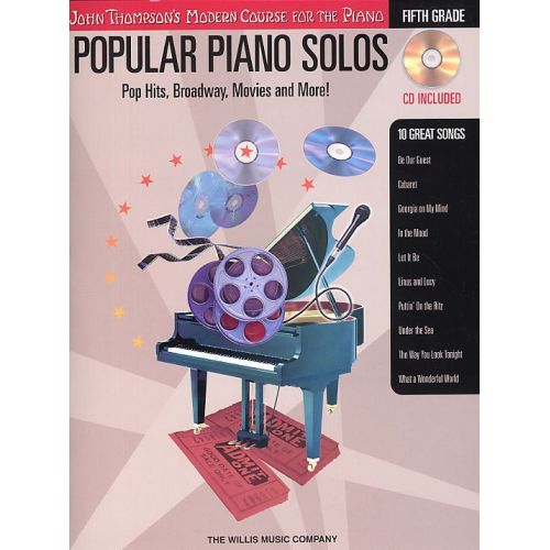 JOHN THOMPSON'S MODERN PIANO COURSE POPULAR PIANO SOLOS FIFTH GRADE - PIANO SOLO