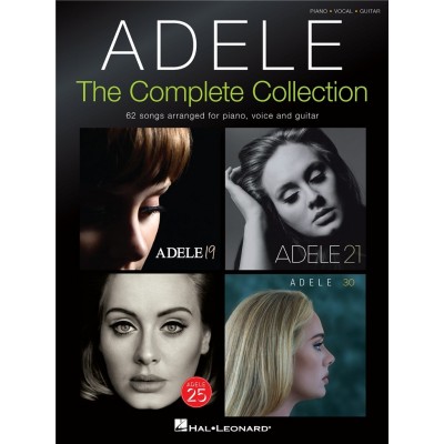 HAL LEONARD ADELE - THE COMPLETE COLLECTION - PVG 