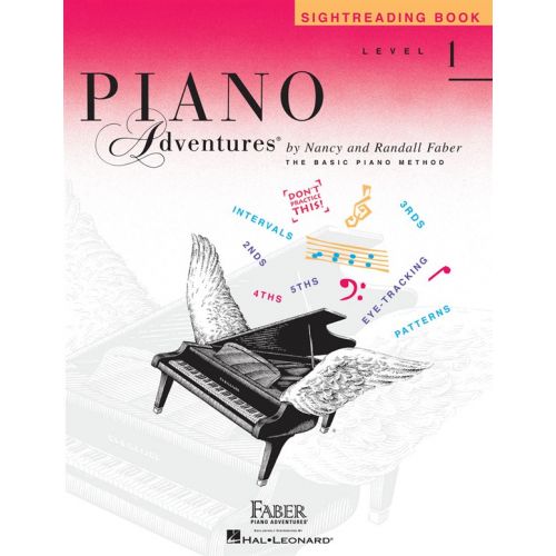  Faber Nancy Randall Piano Adventures Sightreading Book Level 1 - Piano Solo