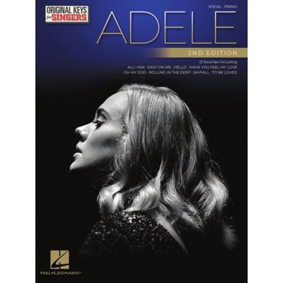 HAL LEONARD PHILLIP KEVEREN - ADELE - ORIGINAL KEYS FOR SINGERS - 2ND EDITION