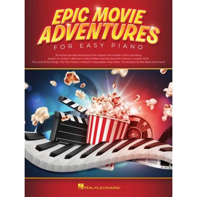 HAL LEONARD EPIC MOVIE ADVENTURES FOR EASY PIANO
