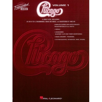 CHICAGO - TRANSCRIBED SCORES VOL.1