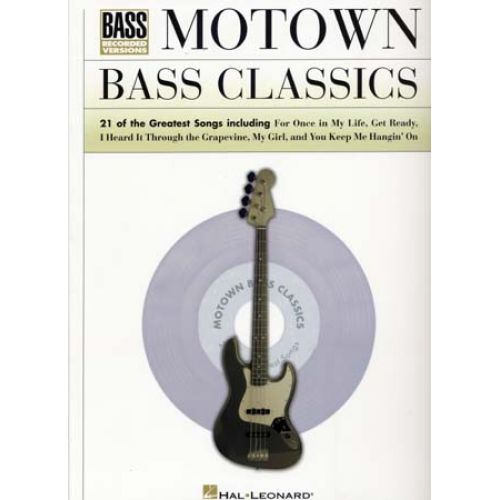 HAL LEONARD MOTOWN BASS CLASSICS 21 SONGS - BASS TAB